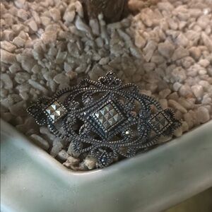 Silver  marcasite Brooch